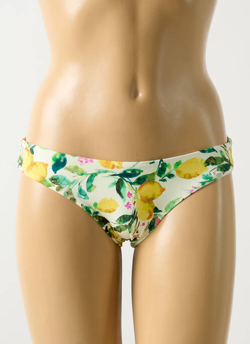 Chiloți de baie verde PILYQ femeie