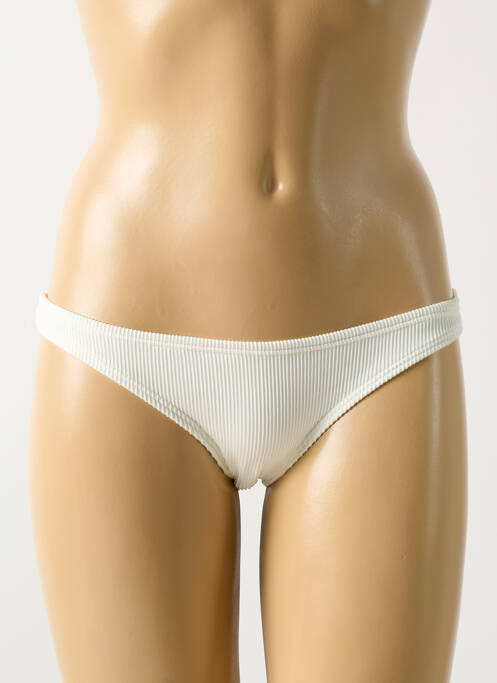 Chiloți de baie bej PILYQ femeie