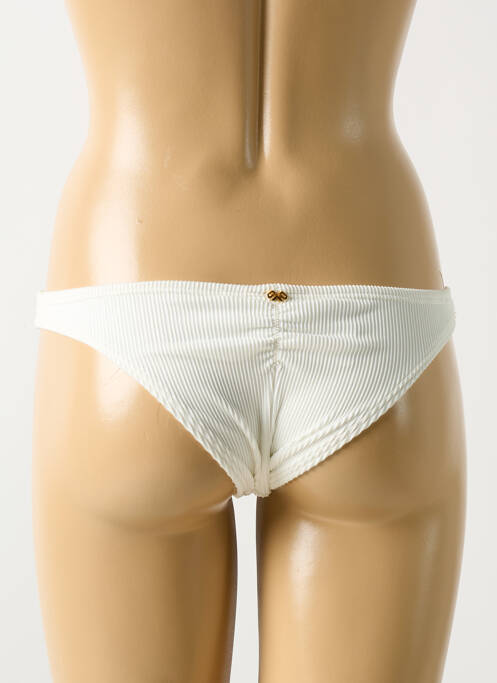 Chiloți de baie bej PILYQ femeie