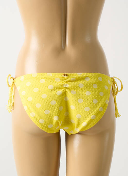 Chiloți de baie galben PILYQ femeie