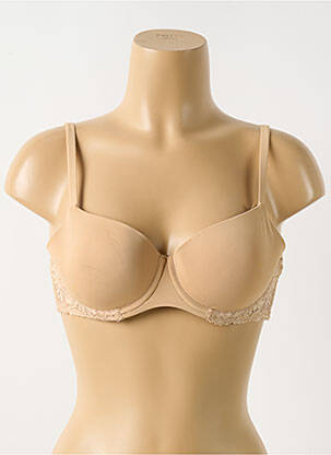 Sutien broderie top sutien modelat culoare piersică AFTER EDEN femeie
