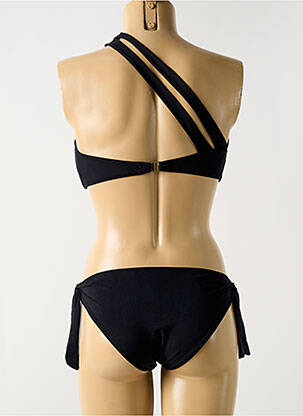 Costum de baie din două piese elasticitate top bentiță negru MIRADONNA femeie