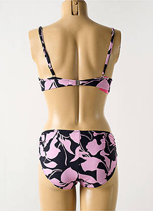 Costum de baie din două piese elasticitate top sutien modelat roz MIRADONNA femeie
