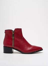 Botine/ghete material neted toc de 4 la 6 cm roșu STEVE MADDEN femme