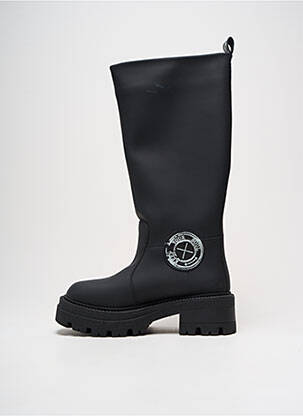 Cizme material neted toc de 4 la 6 cm negru METISSE femeie