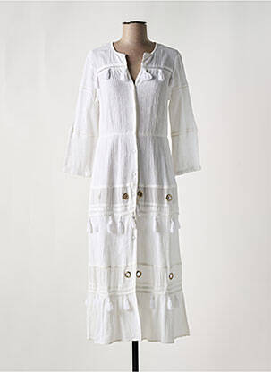 Rochie de plajă alb CYELL femeie