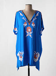 Rochie de plajă croială fluidă albastru CYELL femme