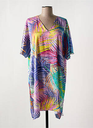 Tunică mâneci scurte albastru MIRADONNA femeie