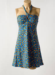 Rochie de plajă croială cambrată albastru CYELL femme