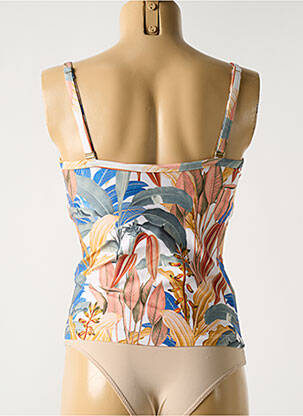Top de baie imprimeu tie and dye bej CYELL femeie