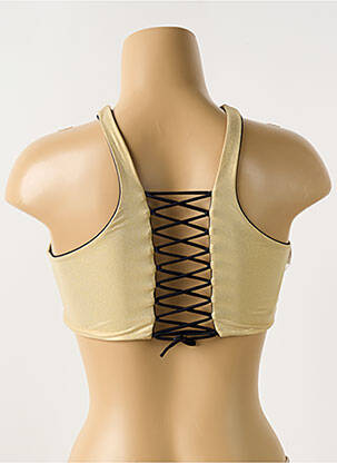 Sutien de costum de baie elasticitate sutiene negru LULI FAMA femeie