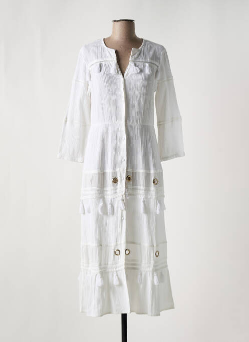 Rochie de plajă alb CYELL femeie