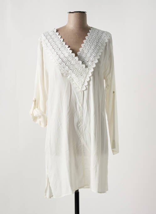 Rochie de plajă bej MILONGA femeie