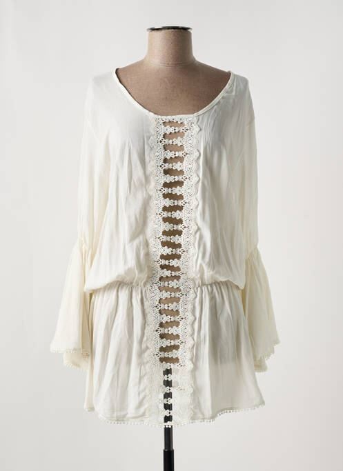 Rochie de plajă bej MILONGA femeie