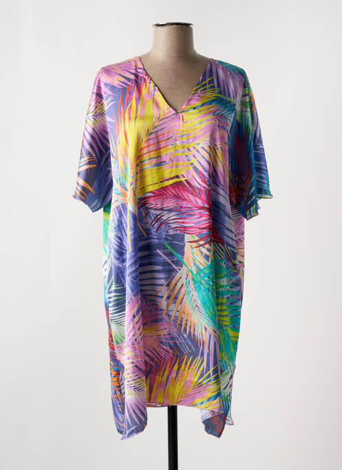 Tunică mâneci scurte albastru MIRADONNA femeie