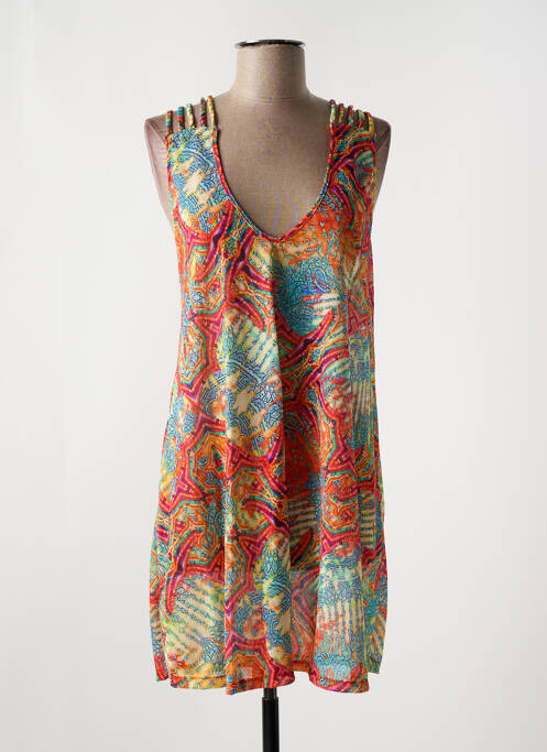 Rochie de plajă portocaliu LULI FAMA femeie