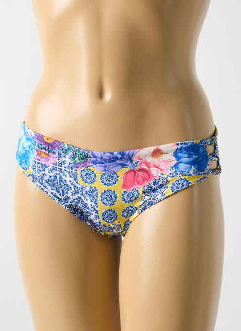 Chiloți de baie albastru MILONGA femeie