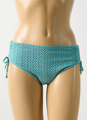 Chiloți de baie efect material satinat chiloți albastru CYELL femme