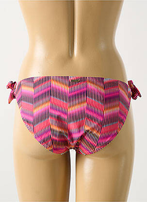 Chiloți de baie efect material satinat bikini roz CYELL femeie