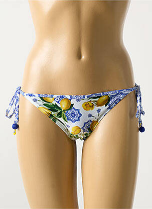 Chiloți de baie albastru MILONGA femeie