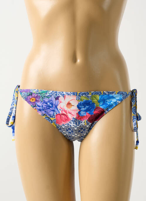 Chiloți de baie albastru MILONGA femeie