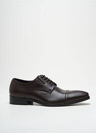 Derby-uri material neted toc mic maro HEXAGONE homme
