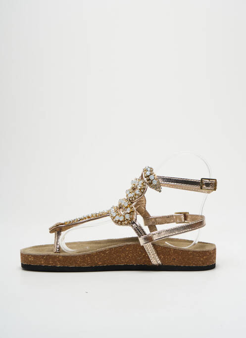 Șlapi auriu STRATEGIA femeie