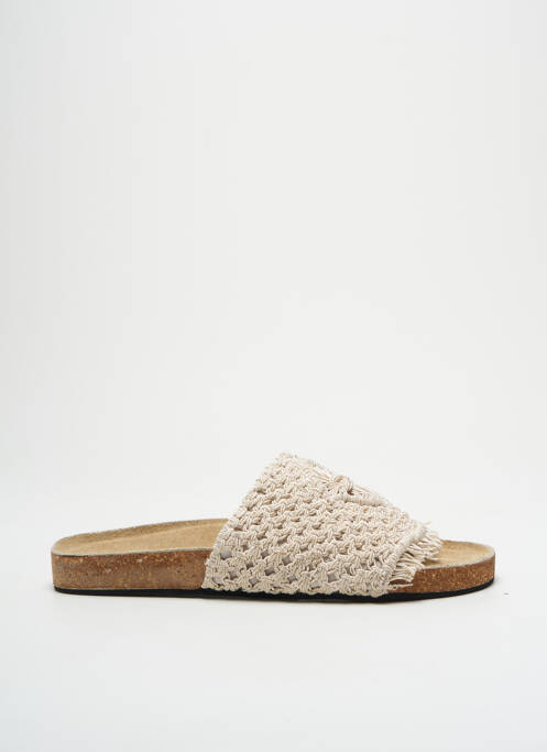 Mulete/Saboți alb STRATEGIA femeie