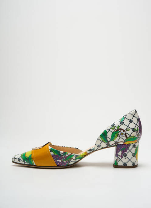 Pantofi cu toc verde HOGL femeie