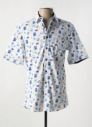 Cămașă cu mâneci scurte albastru REDMOND bărbat