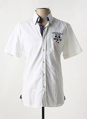 Cămașă cu mâneci scurte alb RUCKFIELD bărbat