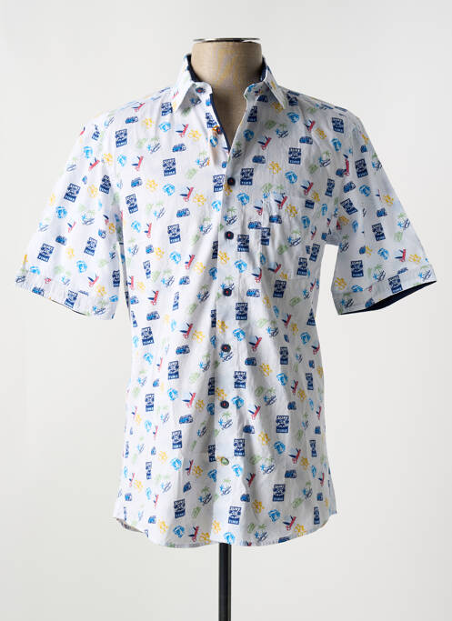 Cămașă cu mâneci scurte albastru REDMOND bărbat