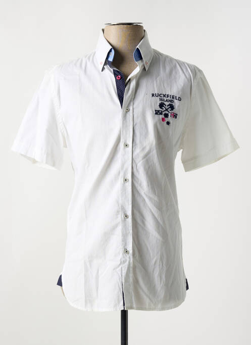Cămașă cu mâneci scurte alb RUCKFIELD bărbat