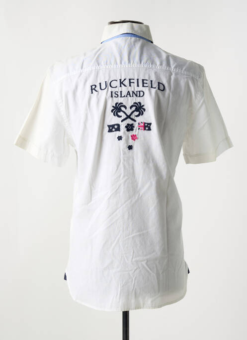 Cămașă cu mâneci scurte alb RUCKFIELD bărbat