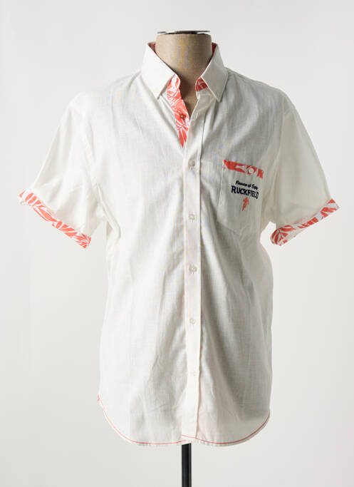 Cămașă cu mâneci scurte alb RUCKFIELD bărbat