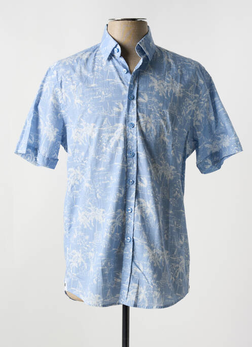 Cămașă cu mâneci scurte albastru IZAC bărbat