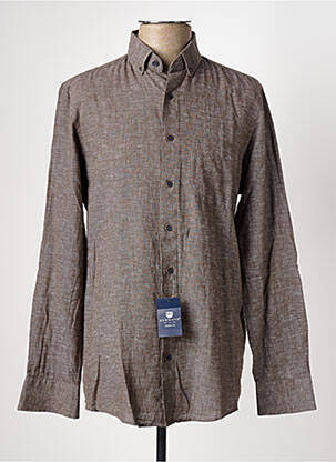 Cămașă cu mâneci lungi maro REDMOND bărbat