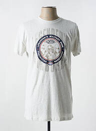 Tricou croială cambrată mâneci scurte gri LEGENDER'S homme