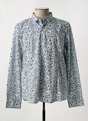 Cămașă cu mâneci lungi albastru NUMEROLOGIE bărbat