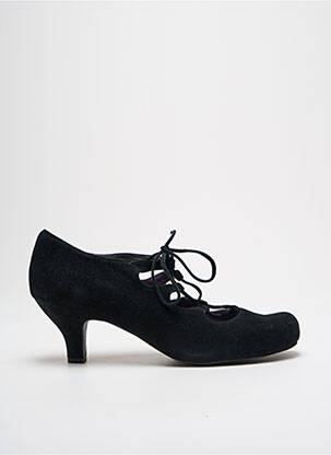 Pantofi cu toc negru COULEUR POURPRE femeie