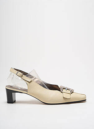 Sandale/Pantofi decupați bej BERTIN femeie