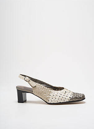 Sandale/Pantofi decupați bej BERTIN femeie