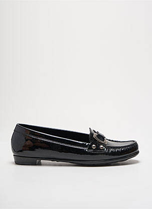 Mocasini material neted toc plat până la 3 cm negru TRIVER FLIGHT femeie