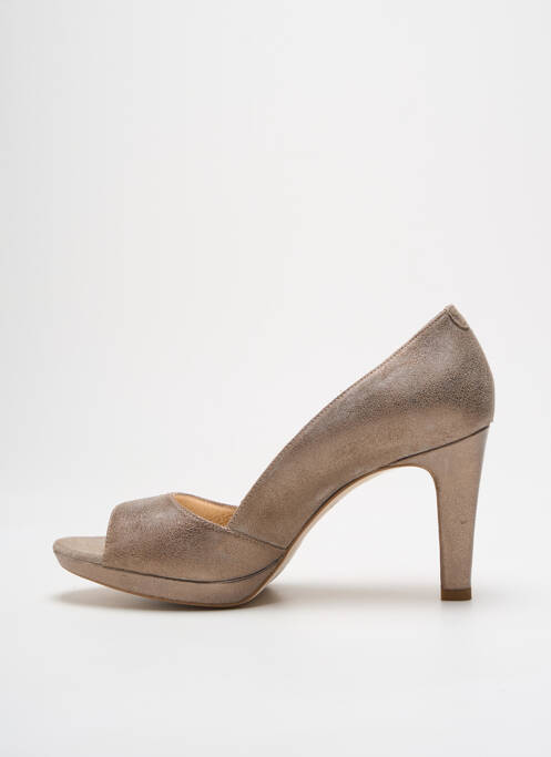 Pantofi cu toc auriu MYMA femeie
