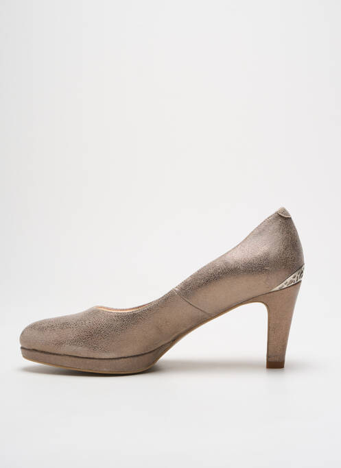 Pantofi cu toc auriu MYMA femeie