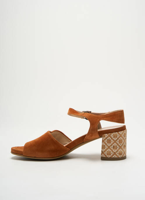 Sandale/Pantofi decupați maro MODA DI FAUSTO femeie