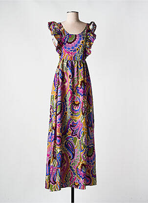 Rochie lungă violet ORFEO femeie