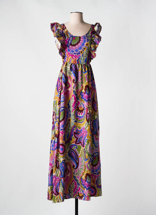 Rochie lungă violet ORFEO femeie