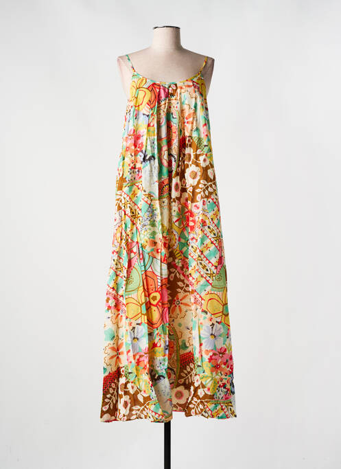 Rochie lungă galben ORFEO femeie