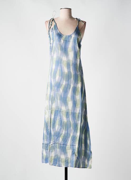 Rochie lungă albastru MUS & BOMBON femeie